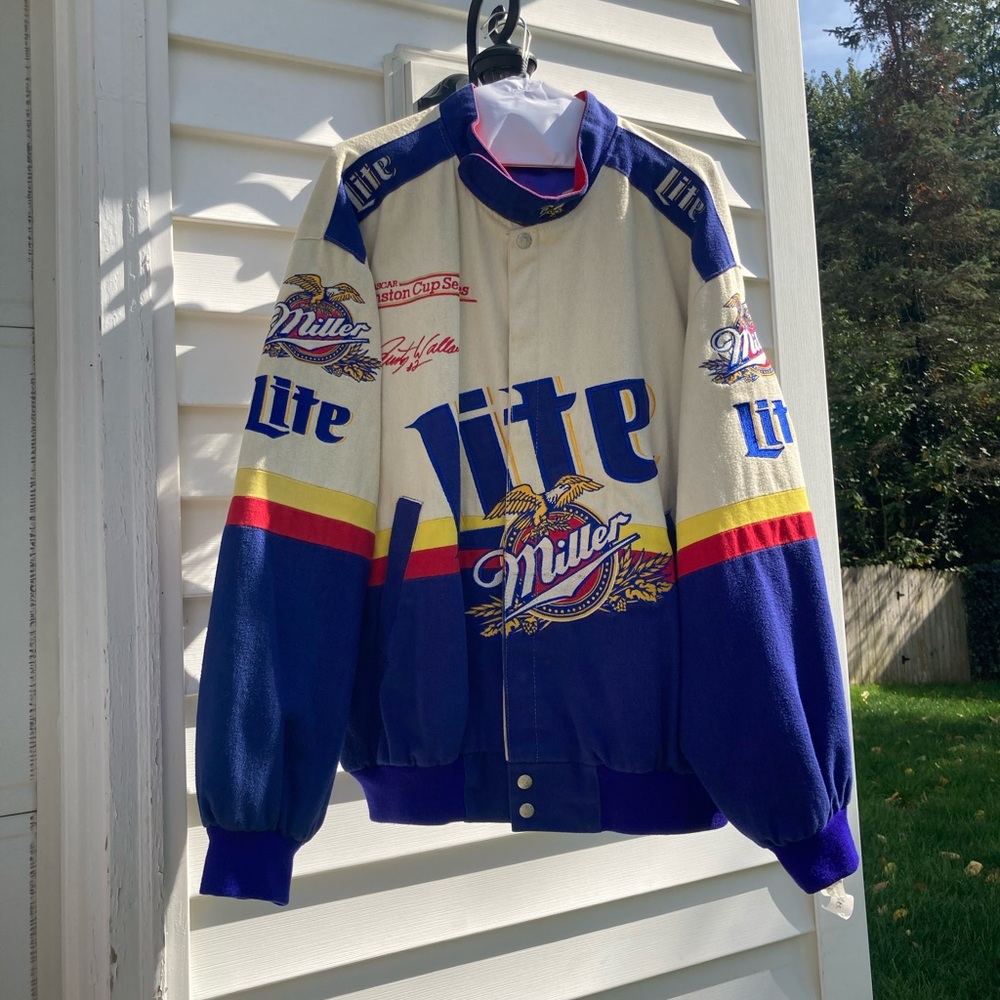 Miller Lite NASCAR racing jacket!